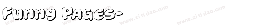 Funny Pages字体转换